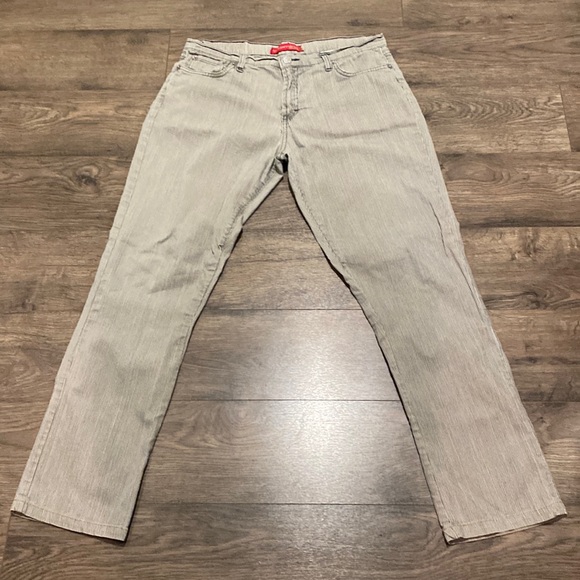 Vitamina Womens Pinstripe Jeans - Picture 1 of 11